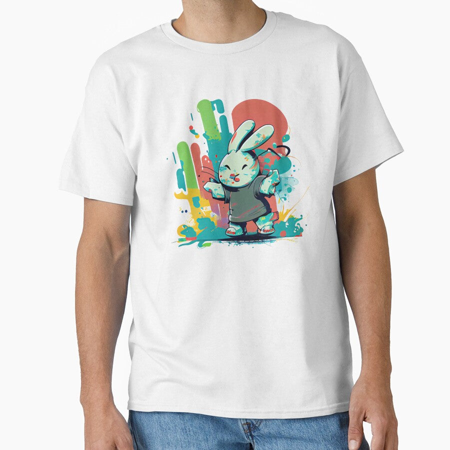 Graffiti powerful Cartoon Rabbit 3 (Eastern 2023) by Earth Celebration Designs