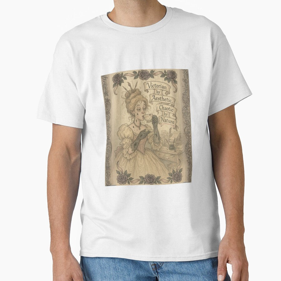 Victorian by Aesthetic, Chaotic by Nature – Funny Gothic Tea Art by My Dream Nook
