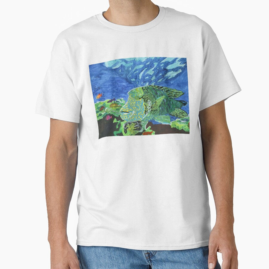 Humphead Wrasse ( Critically Endangered Fish) by ArtbyBrittney