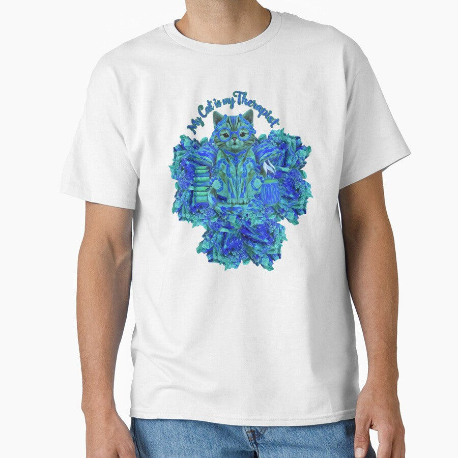 My Cat is My Therapist with Azurite by ArtDesignTp