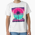 Synthwave Sunset – Retro Palm Dreamscape by Dogandesighn