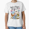 Native Plants Bring Life Colorful Pollinator Design by EarthArtDesigns