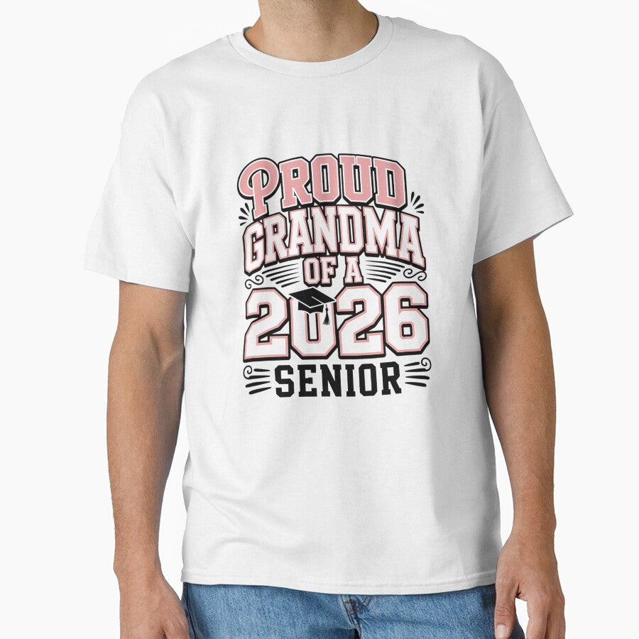 Proud Grandma Class 2026 Senior Graduate Graduation Matching by Rrettgison