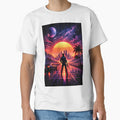 Synthwave Outrun City – Neon Cyberpunk Sunset Grid Retro Futuristic Artwork by 486DesignCo