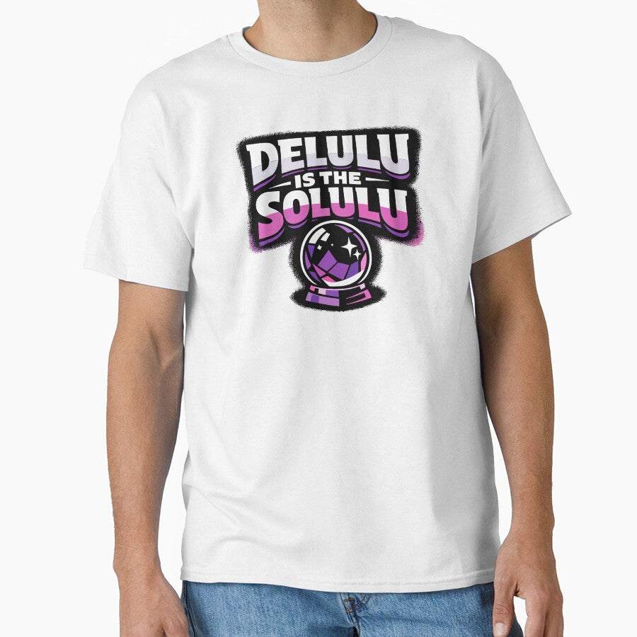 Delulu is the Solulu - Manifestation Street Art by xmoudx