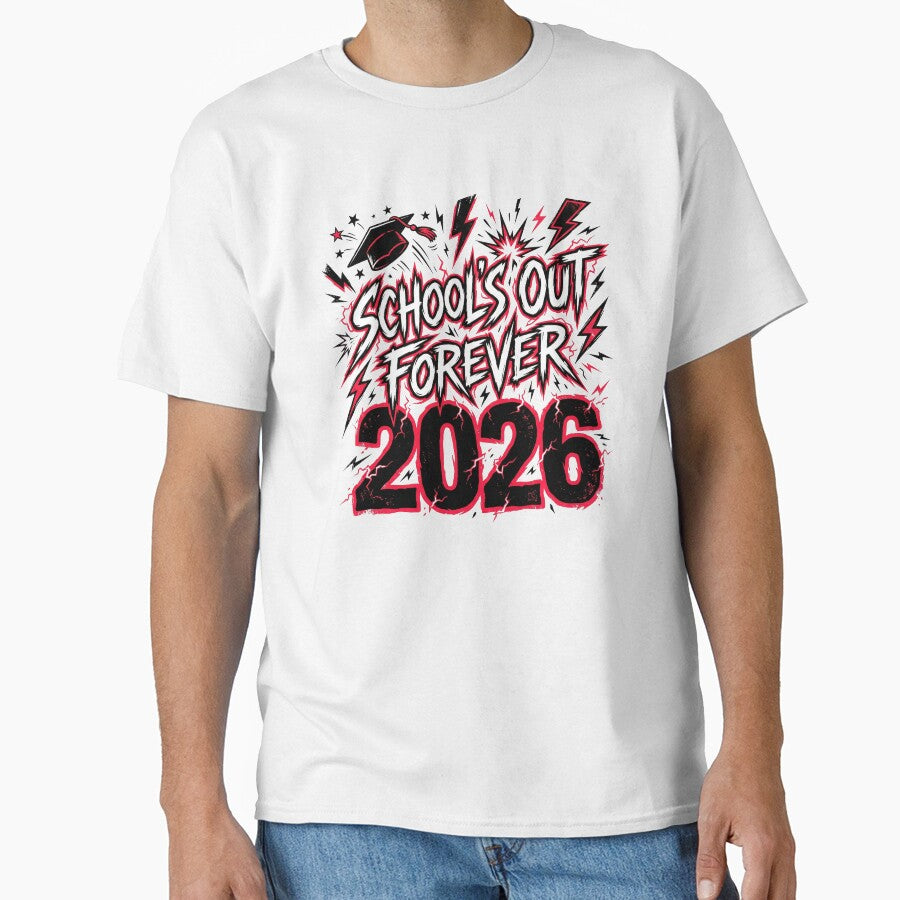 Schools Out Forever 2026 Graduation Rock Funny Senior Gift by Osmose-Studio ⭐⭐⭐⭐⭐