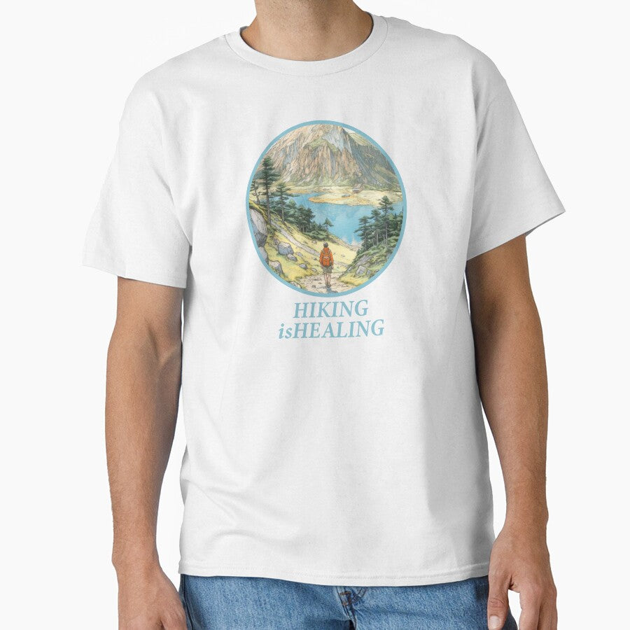 Hiking | Outdoors - Hiking is Healing | Manga Anime Comics Style by Gorma Kuma