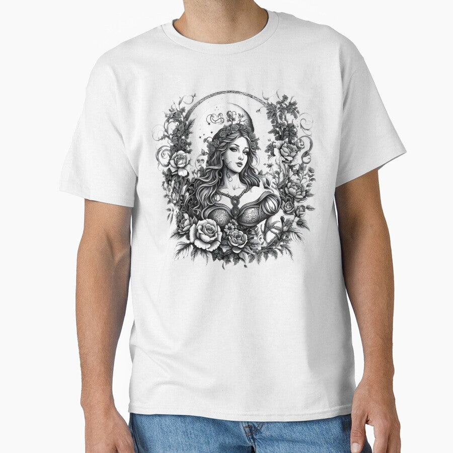 Dark moon feminine energy Goddess by Printicato