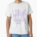 Y2K Danish Pastel Purple Daisy Flower Pattern by Sarah Eichert