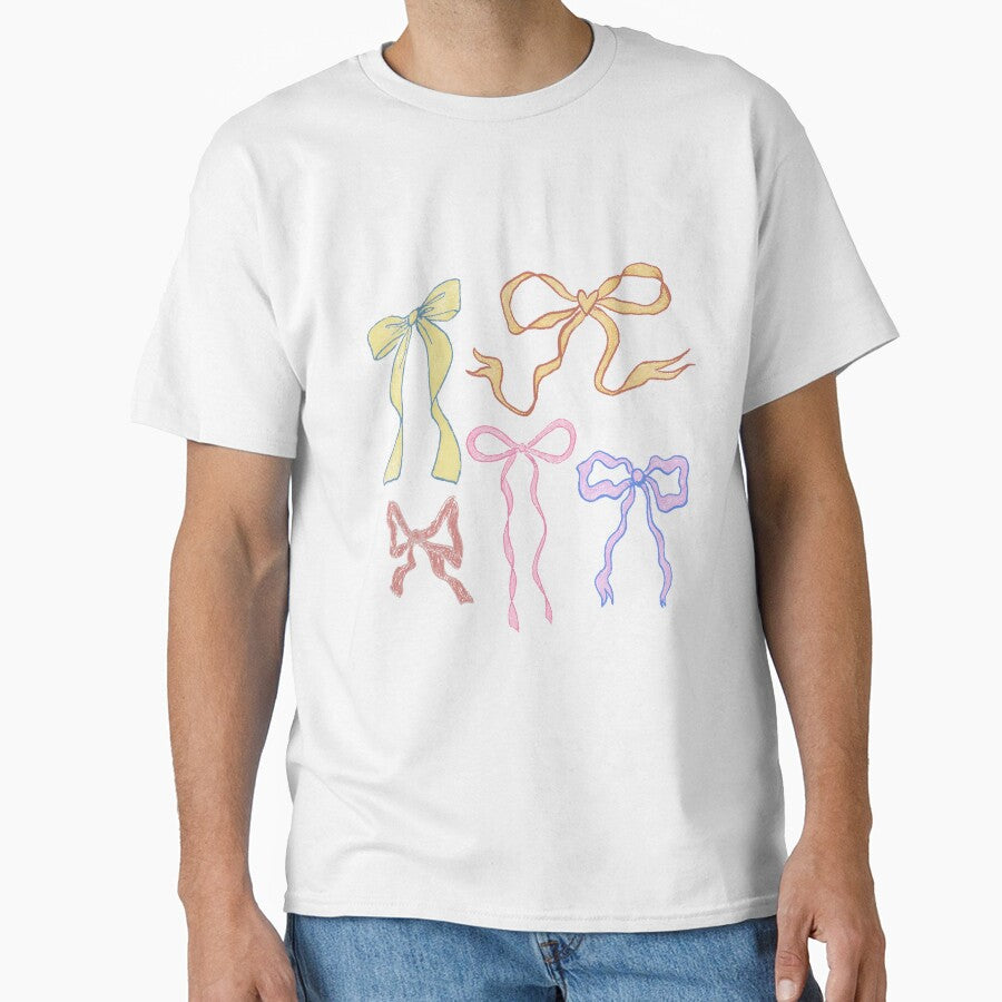 Bow Coquette Aesthetic Hand Drawn Preppy by Tattoohouse