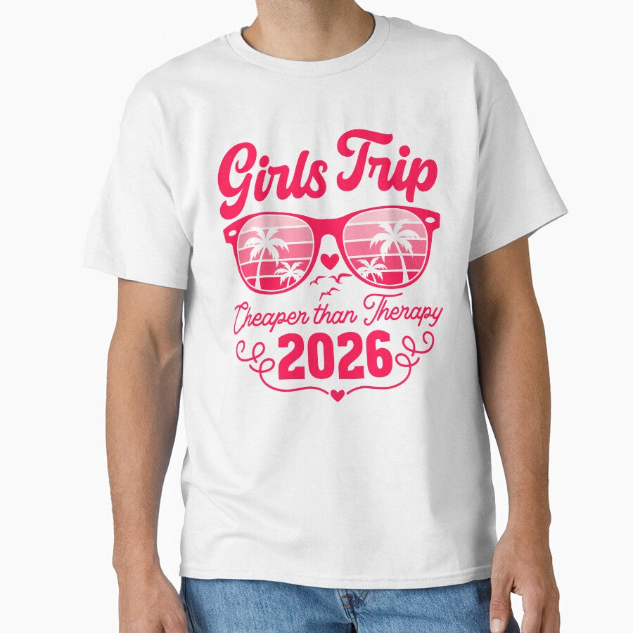 Girls Trip Cheapers Than Therapy 2026 Summer Vacation For Girls by gunaone-design