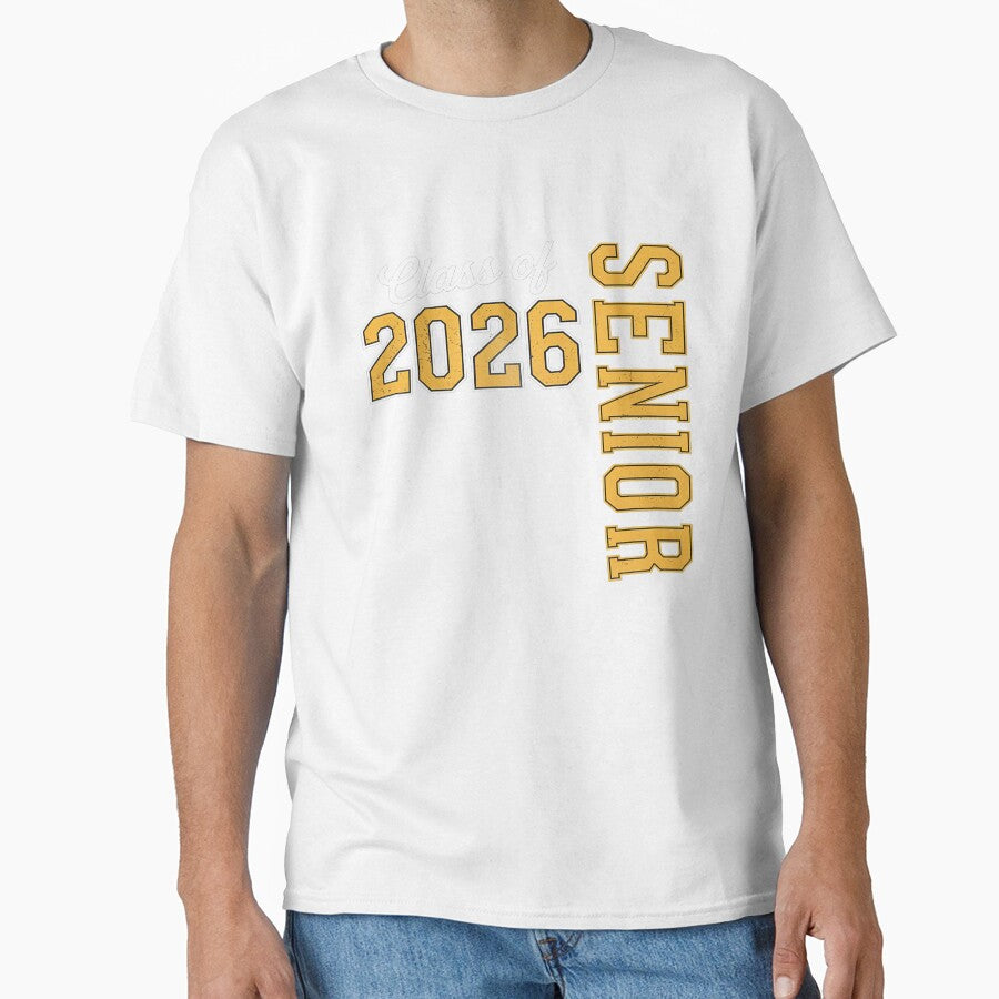 Class of 2026 Senior 26 High School Graduation Black Gold by RonnasJackson