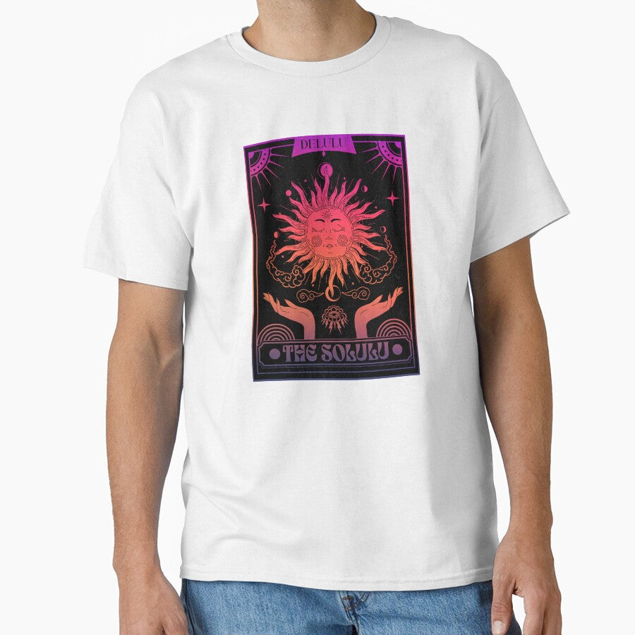 Delulu Is the Solulu Tarot Card Gen Z Aesthetic Funny TikTok Meme Quote by darkskydelights