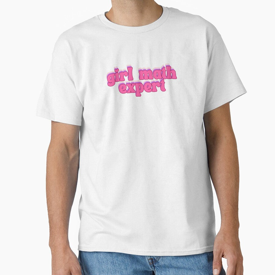 Girl Math Expert pink outlined by Neeshki