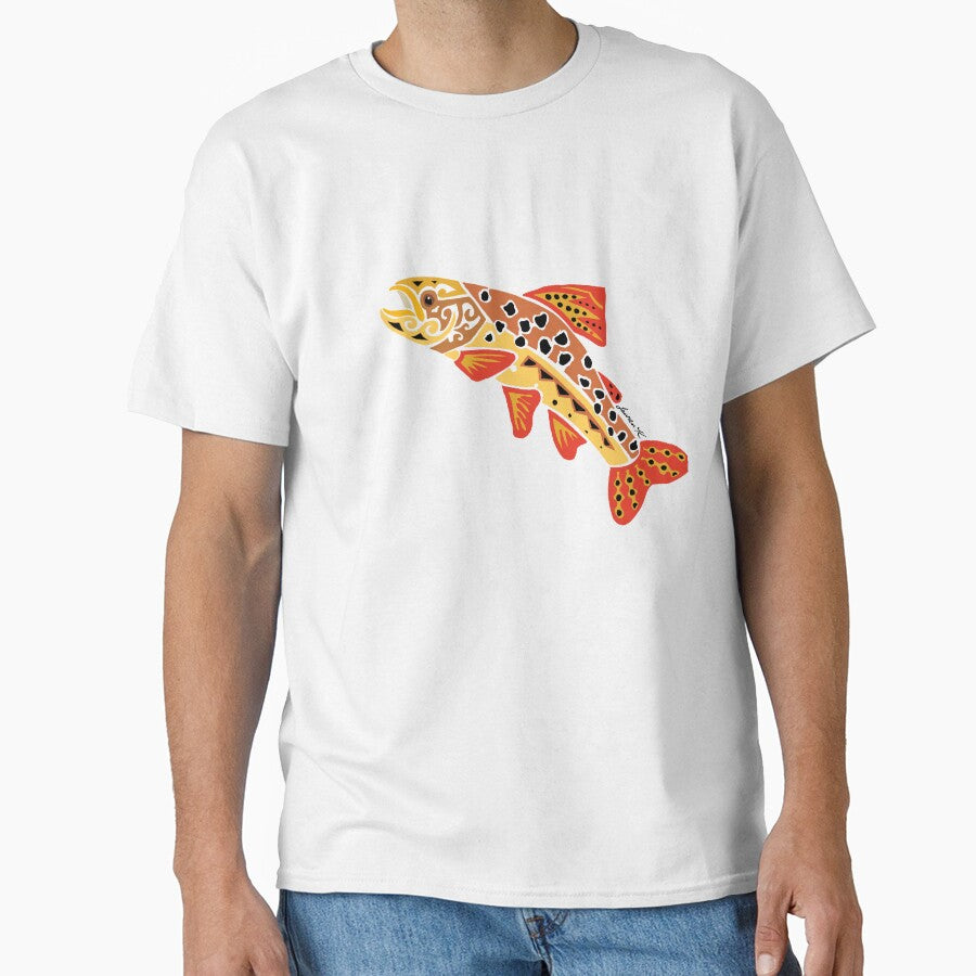 Apache Trout Tribal Design Colored by KitayamaDesigns
