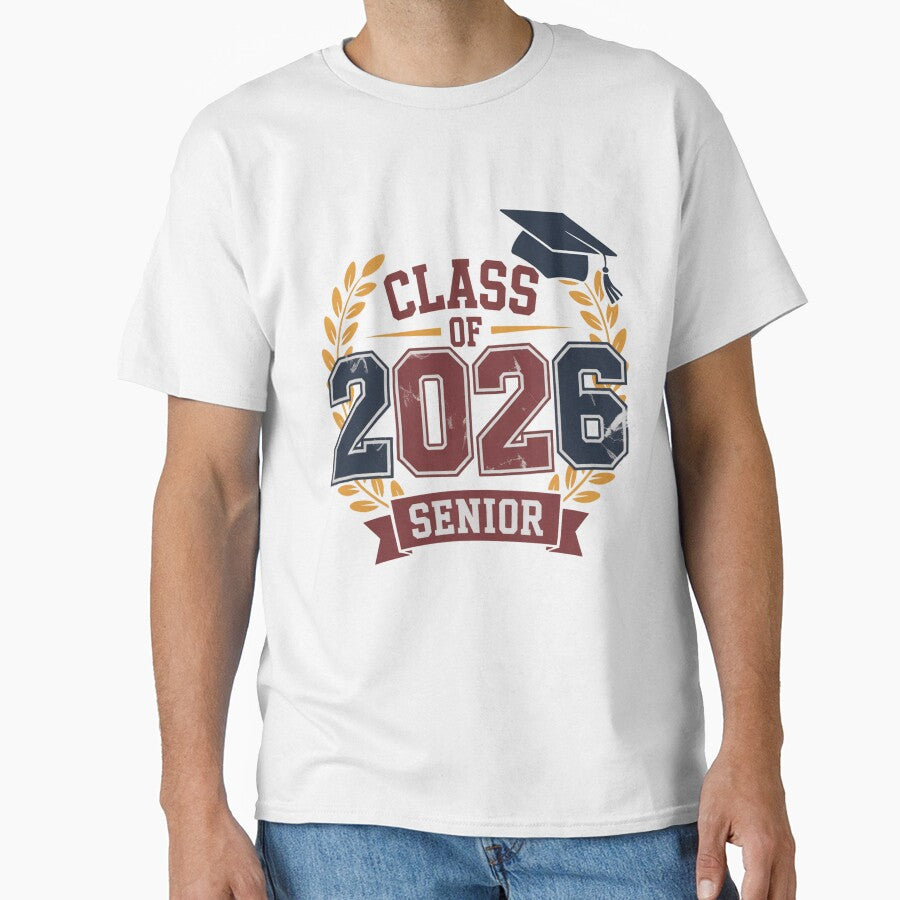 ⭐ Class of 2026 Senior Distressed Vintage Graduation Design ⭐ by What a cute-Tee