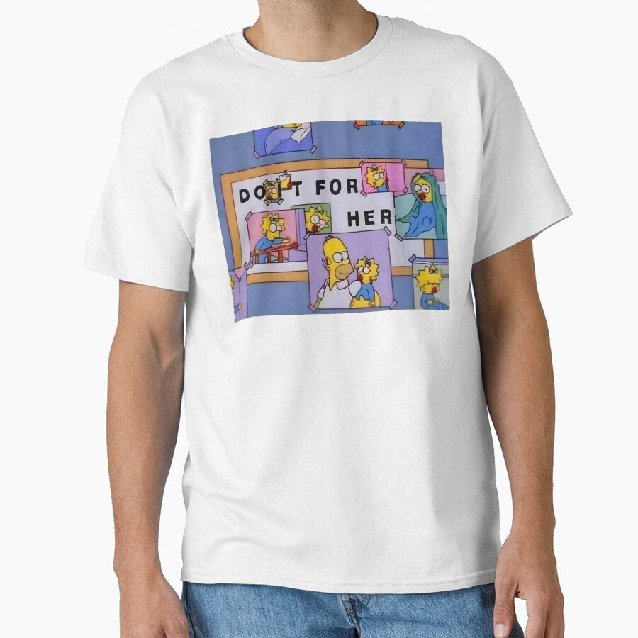 Homer "Do It For Her" Cartoon Collage Of Maggie by DohLab