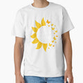 Cute Elderly White Hippie Psychedelic Colors Flower Child Style by Feather Art
