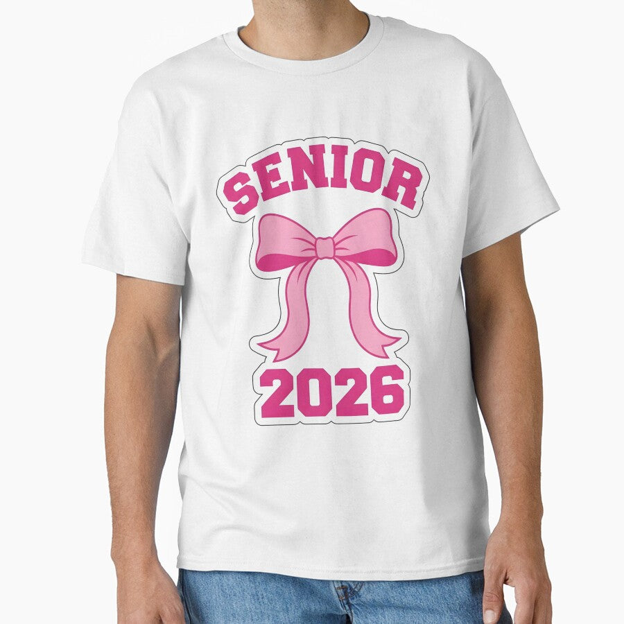 Senior 2026 Coquette Bow Pink - Class of 2026 by Abdeelol