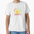 Eat Sleep Pickleball Repeat – Retro Funny Pickleball Lover Tee by miaa-artistshop