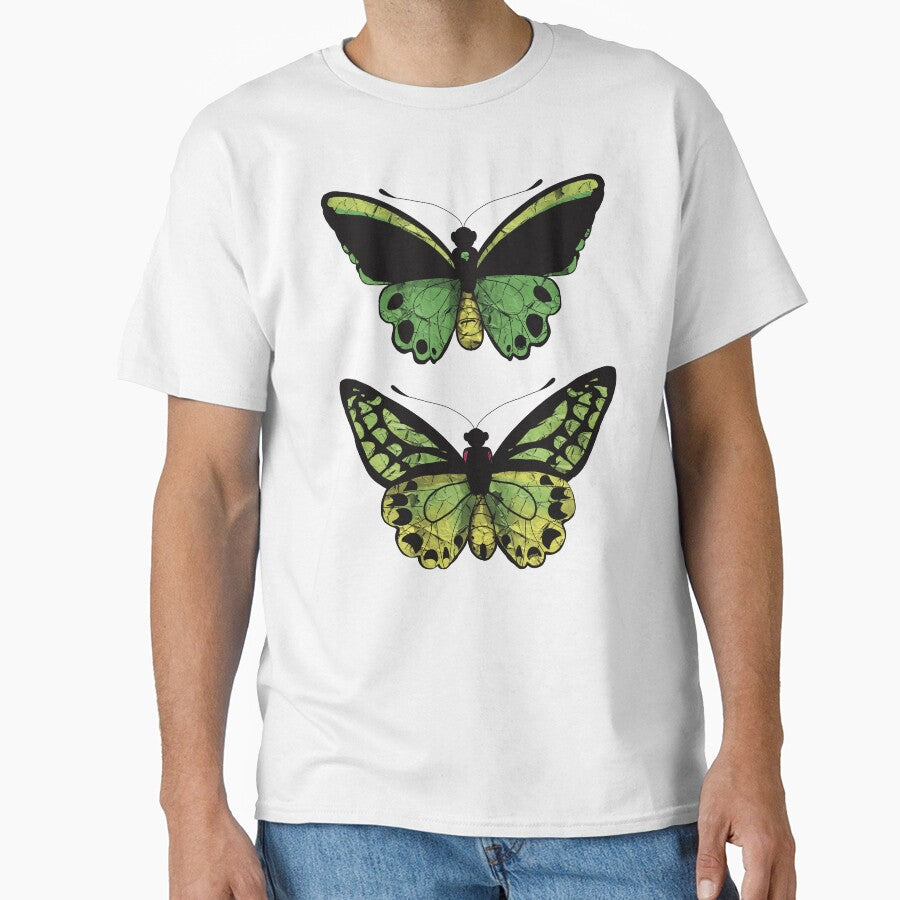 Richmond Birdwing Butterfly Male and Female by Karin Taylor