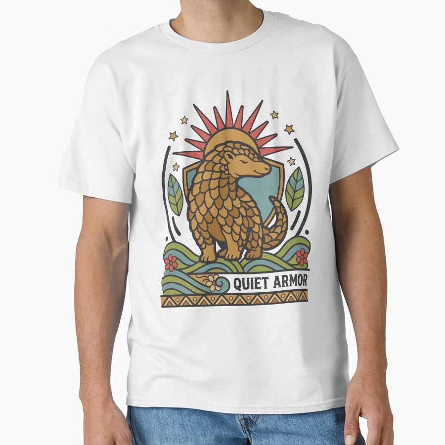 Quiet Armor Pangolin Nature Design by CutePawCreation