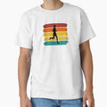 Trail Runner - Retro Brushed Stripes by HeatherPore