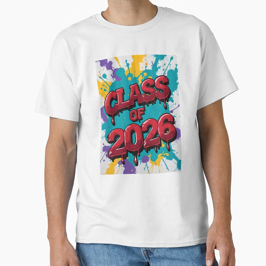 Class of 2026 Graffiti Splash Graduation Design by DarylWelsh2024