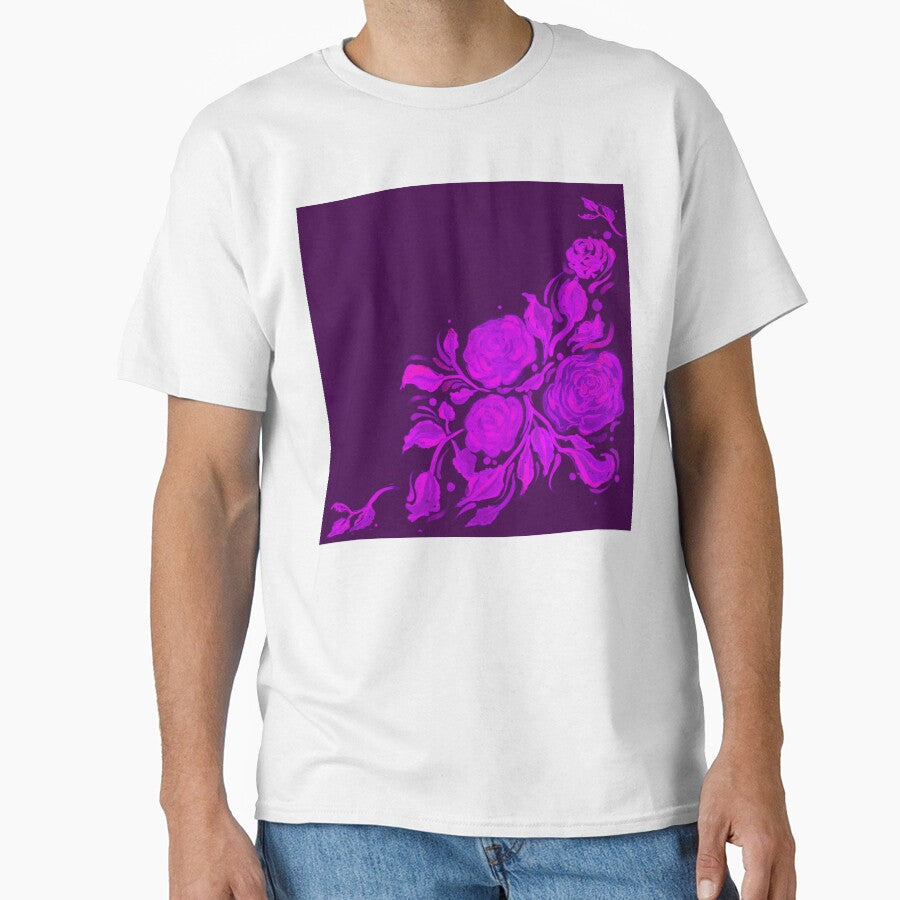 bright maroon roses by maccm