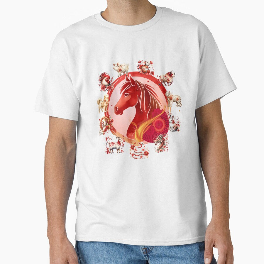 Chinese Lunar New Year Horse Design 2 by my-green-gecko