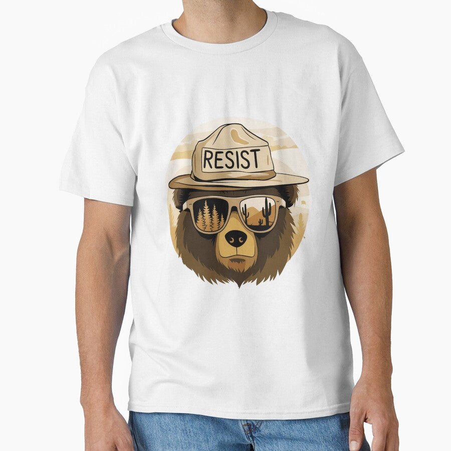 Protect our national parks - smokey the bear Resist and hands off our Public Lands by SkeletonsDanger