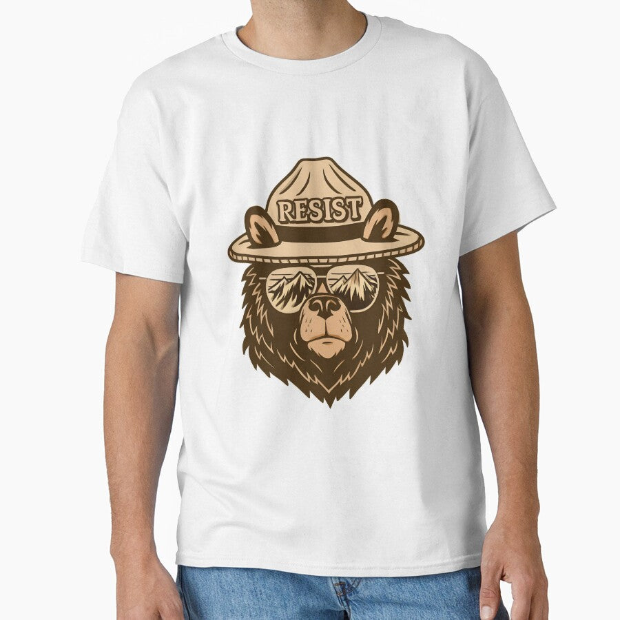 Resistance Protect our national parks - smokey the bear Resist foxtrot delta tango by SkeletonsDanger
