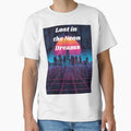 Lost in the Neon Dreams – Retro Futuristic Vaporwave Design by wearandwonder