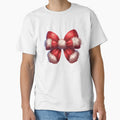 Cute Fluffy Red Christmas Bow Knot by DesignRealmX
