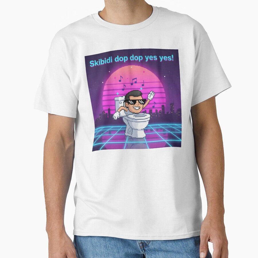 Retro Skibidi Toilet Dance Pixel Art by AnnDesignStudio