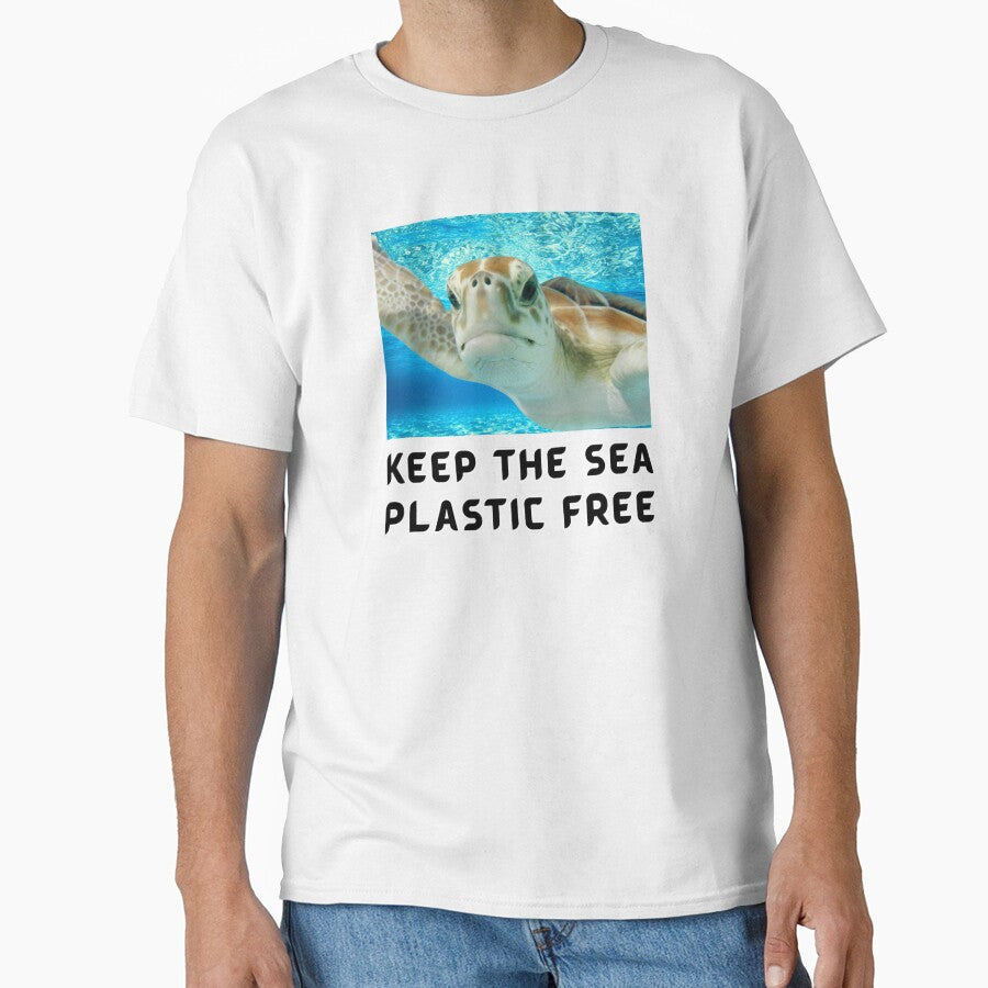 Sea Turtle Marine Life Plastic Pollution Awareness by SmallDart Creations