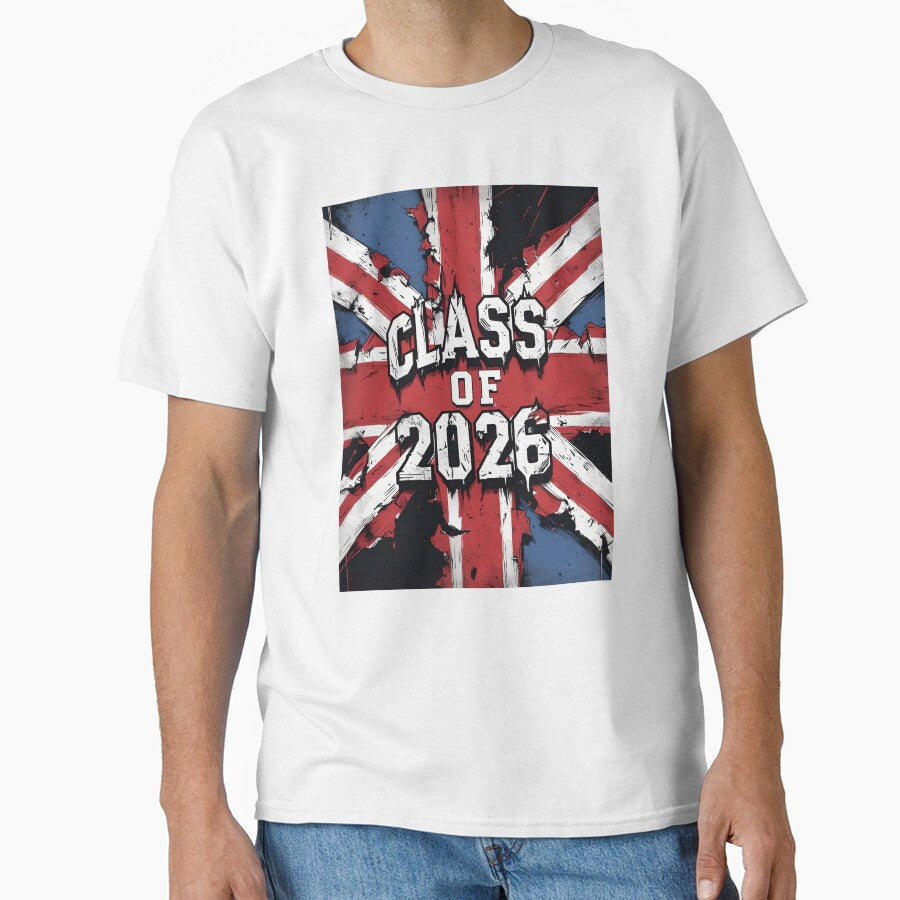Distressed Union Jack "Class of 2026" Graduation Design by DarylWelsh2024