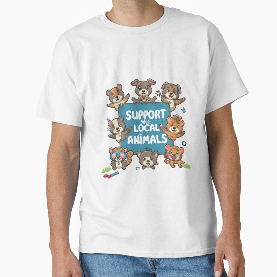 Support Your Local Wildlife - Unique Animal-Themed Artwork by itsbyshawn
