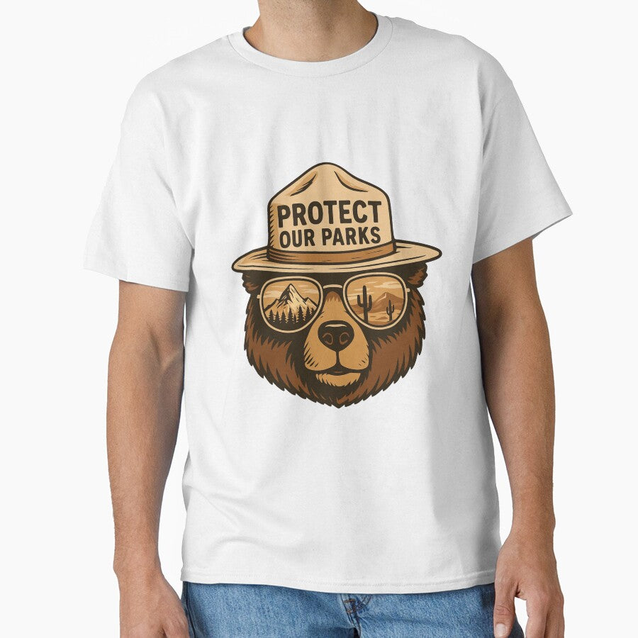 Protect our national parks - resist smokey the bear Hands Off our public lands by SkeletonsDanger