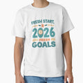 Fresh Start 2026 Fresh Goals Typography by DavidTeeStudio