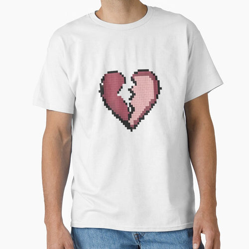 2D Pixel Broken Heart Icon Valentine Day Flat Sprite Love Symbol by BankMano