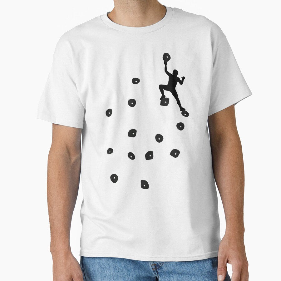 Bouldering Climbing Black Boulder Handles Man by DerNerd
