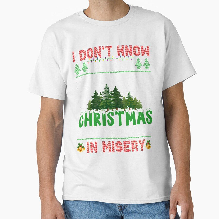 Vacation Santa Xmas Gifts We're All In Misery Ugly Funny Christmas by Twan-Pas31