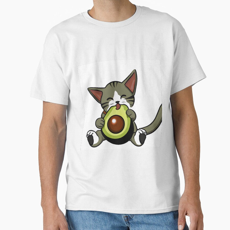 Cute Cat Avocado by Graphicelite1