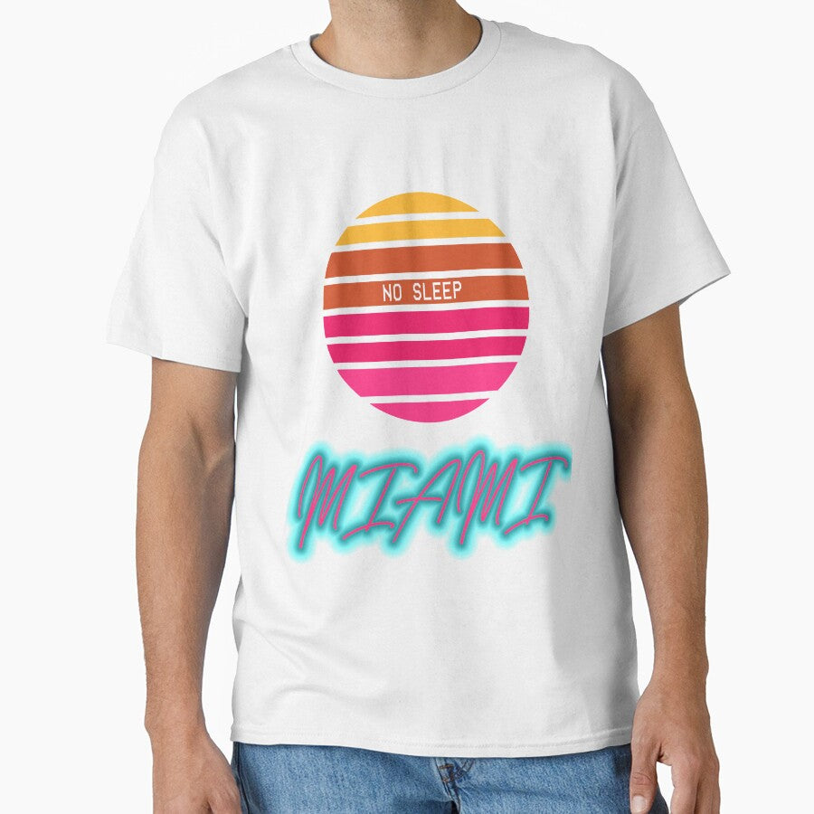 Vaporwave 80's Retro Sunset in Miami by zeqira