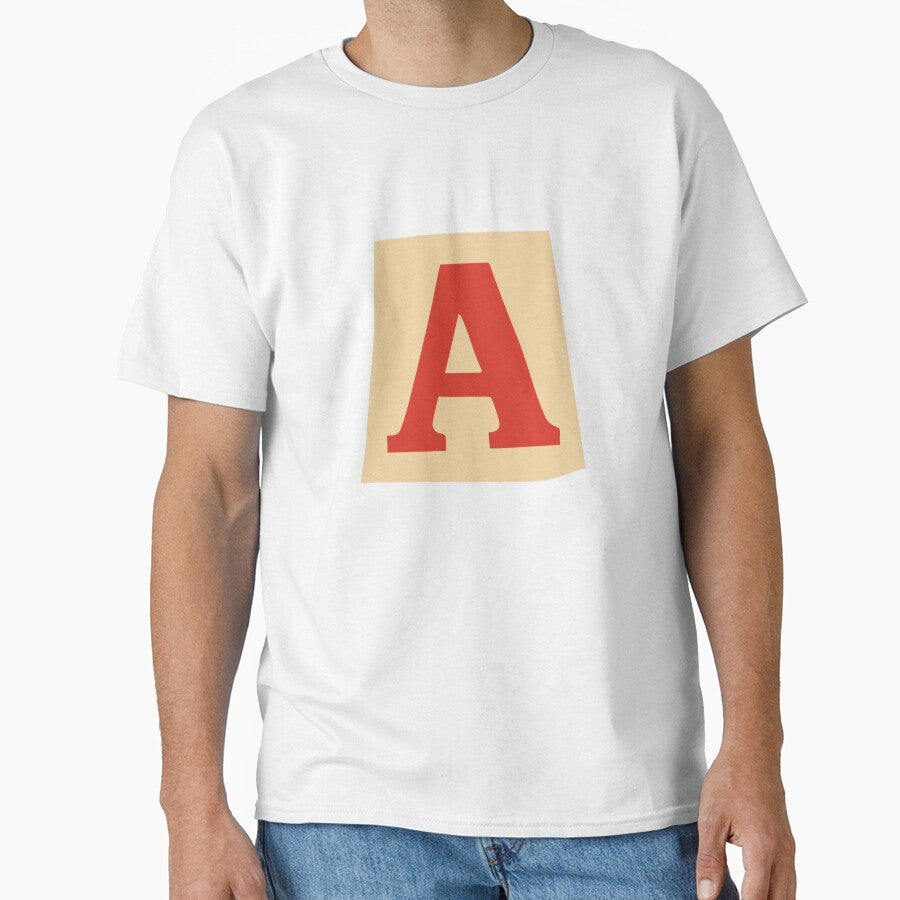Letter A - Colorful Cutout Paper Collage Alphabet Initial by uncoXab