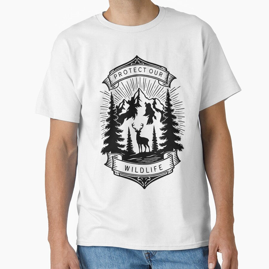 Protect Our Wildlife | Environmental Awareness Design | Save Endangered Species Graphic | Bold Nature Conservation Message | Eco-Friendly Advocacy Typography by PaintedPixels01