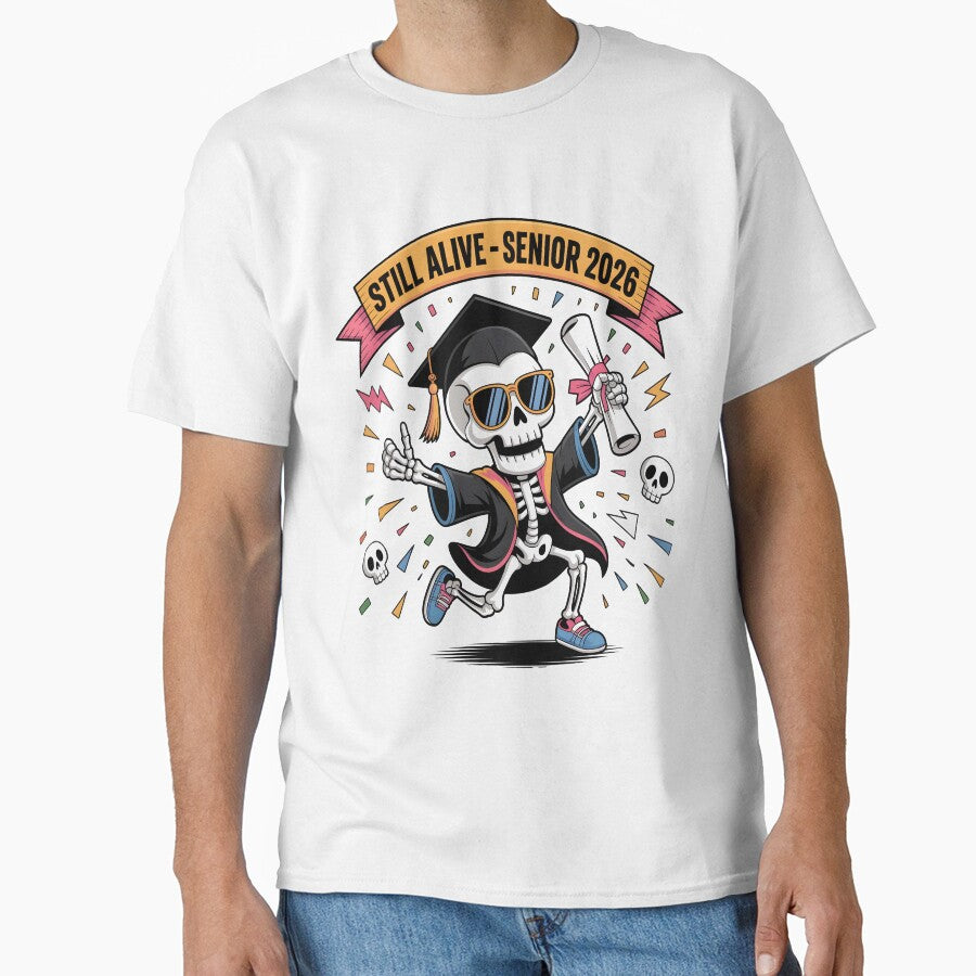 Funny Skeleton Senior by Uglyandcute