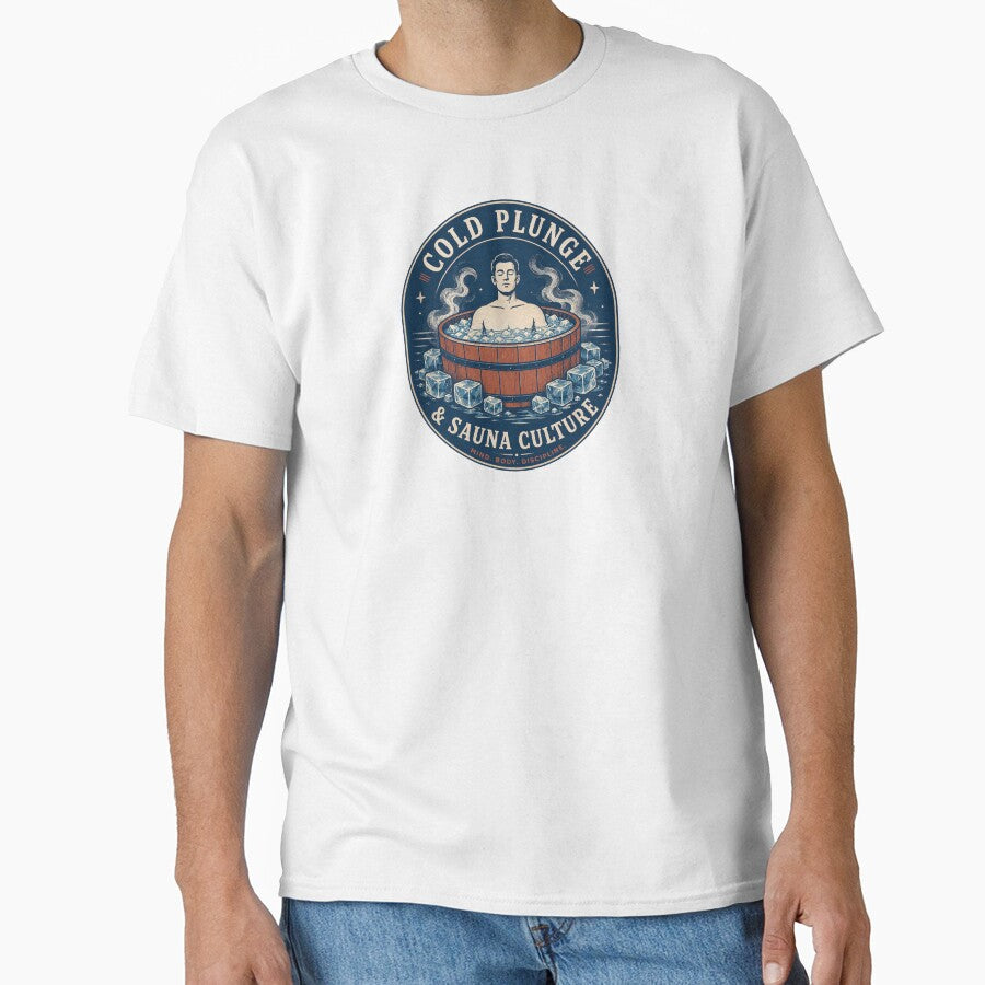 Vintage Cold Plunge Club Ice Bath Meditation Aesthetic by hakobyans