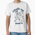 Chalk Up Send It Rock Climbing Fun Adventure by LuminOrb
